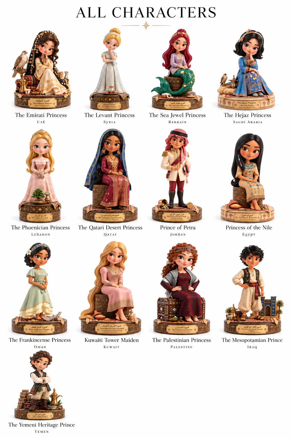 Nujooms Royal Series Figures