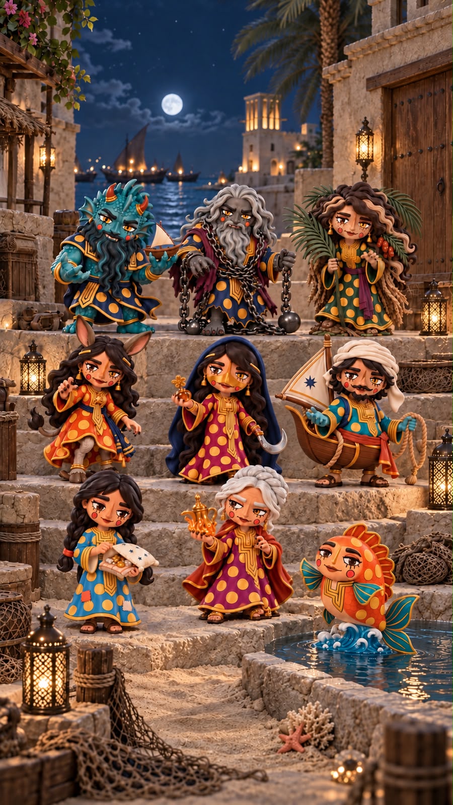 Kharareef Series Figures